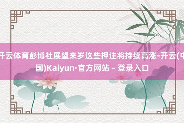 开云体育彭博社展望来岁这些押注将持续高涨-开云(中国)Kai